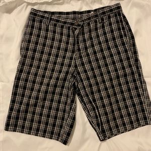 Dickies black checkered shorts
